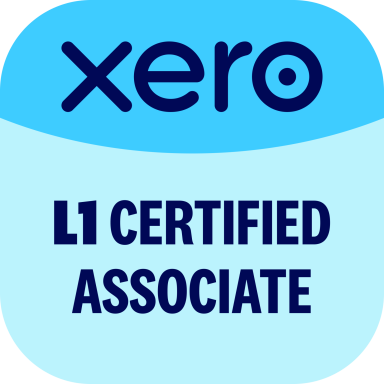 'Xero L1 Certified Associate' Badge Xero L1 Certified Associate
